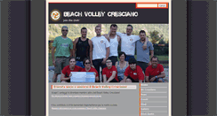 Desktop Screenshot of beachvolleycresciano.com