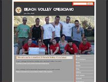 Tablet Screenshot of beachvolleycresciano.com